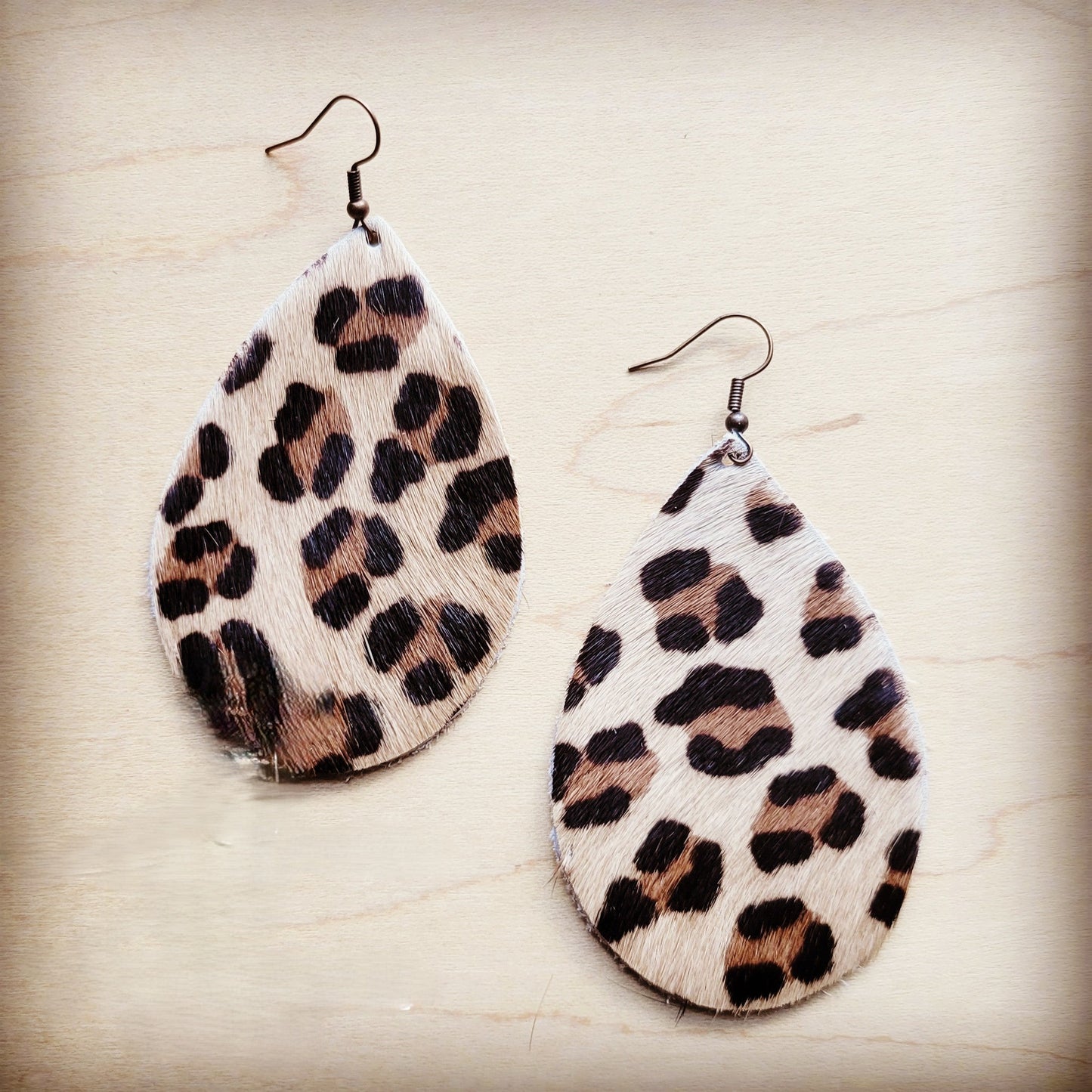 The Wild Heart Hair-on-Hide Earrings