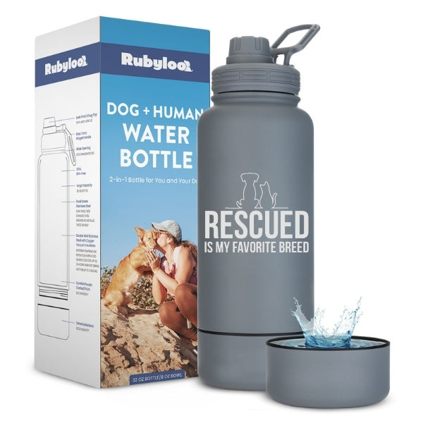 The Trail Buddy Dog + Human Water Bottle