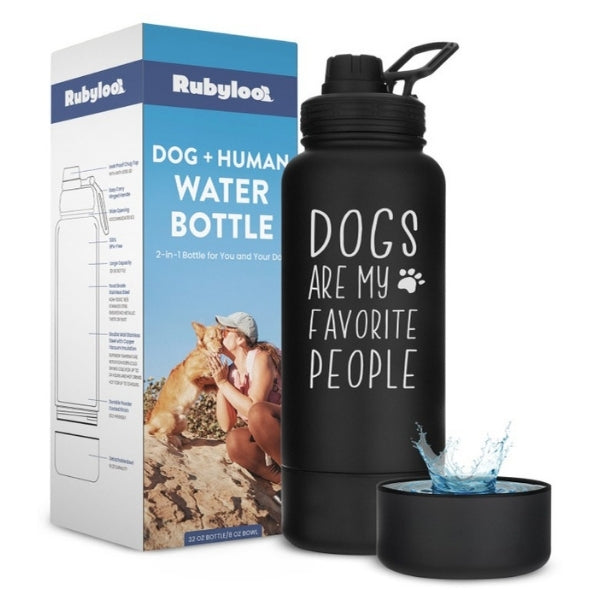 The Trail Buddy Dog + Human Water Bottle