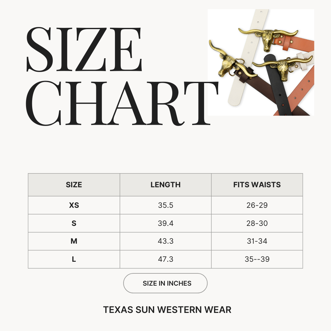 The Longhorn Belle Statement Belt