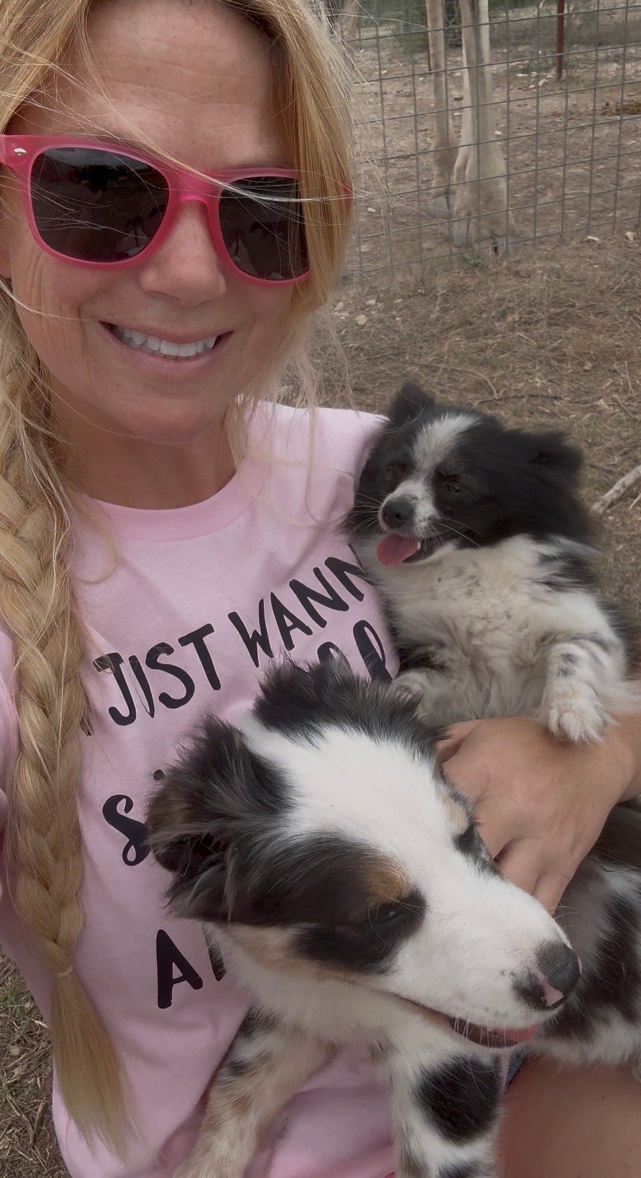 Sip Coffee And Pet My Dog Tee | Dog Mom Graphic Shirt