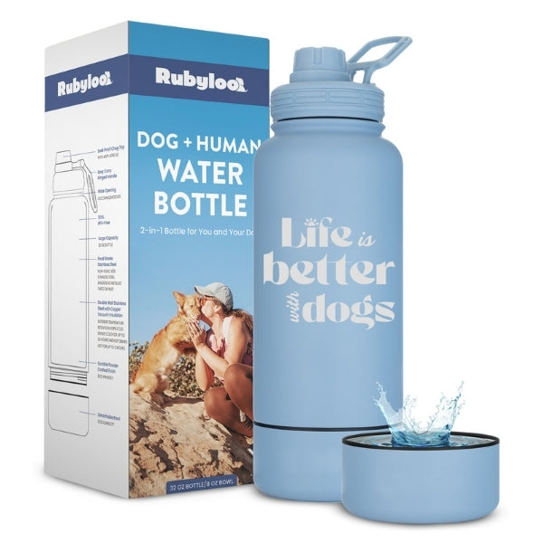 The Trail Buddy Dog + Human Water Bottle