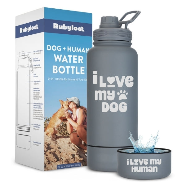 The Trail Buddy Dog + Human Water Bottle