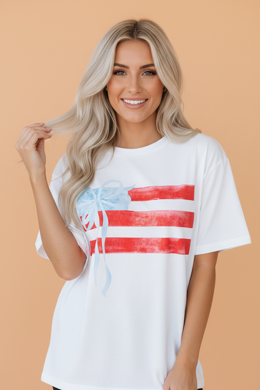 Stars, Stripes & Bows Graphic Tee