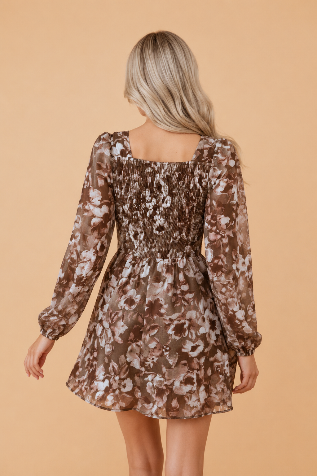 Autumn Wildflower Mini Dress