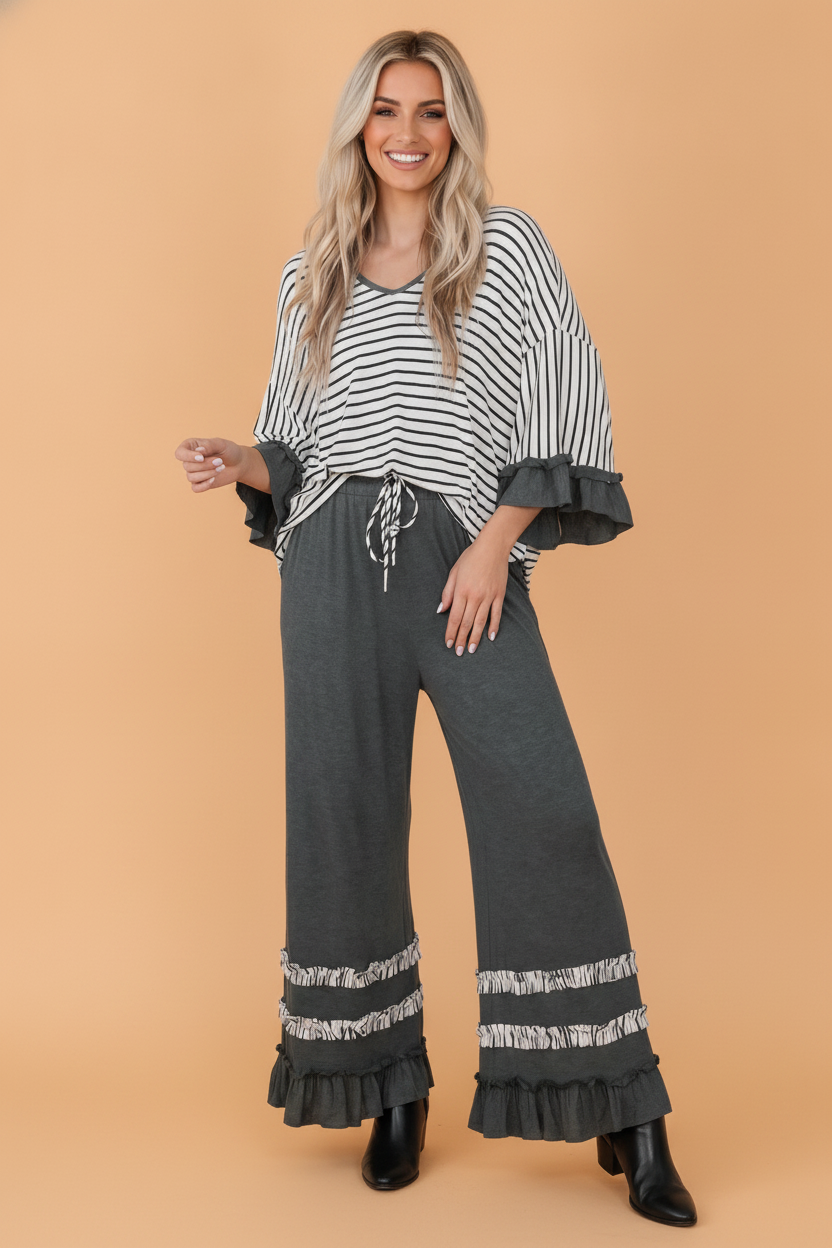Prairie Darling Ruffle Pants Set