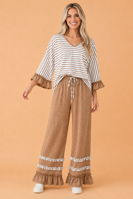 Prairie Darling Ruffle Pants Set