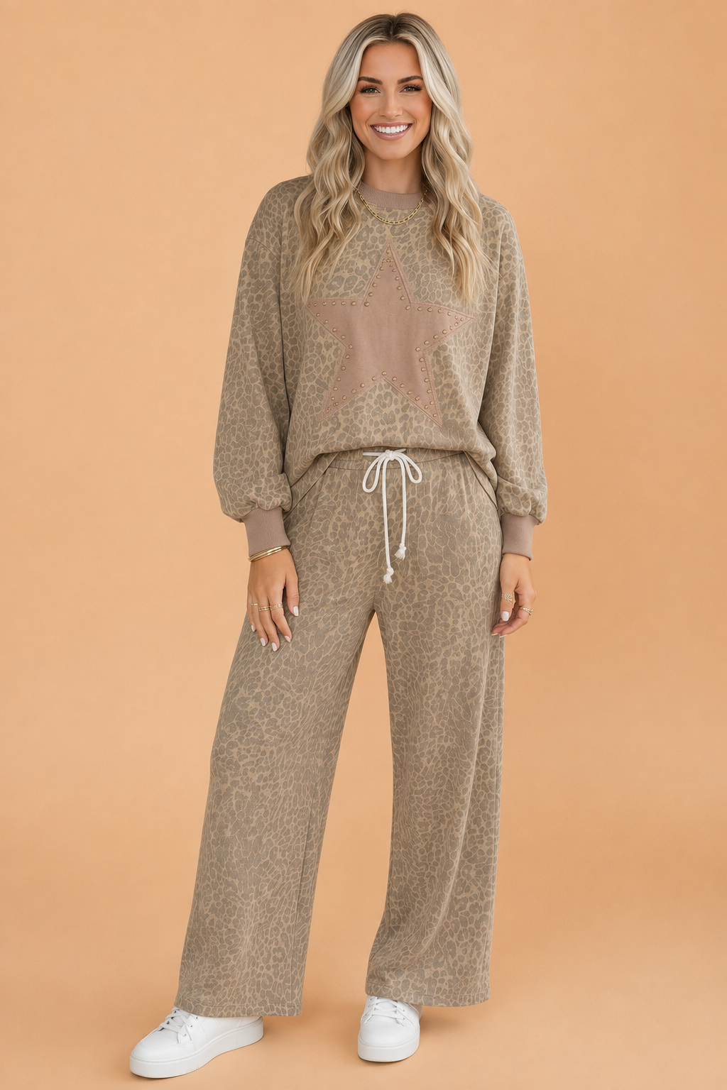 Wild Star Leopard Lounge Set