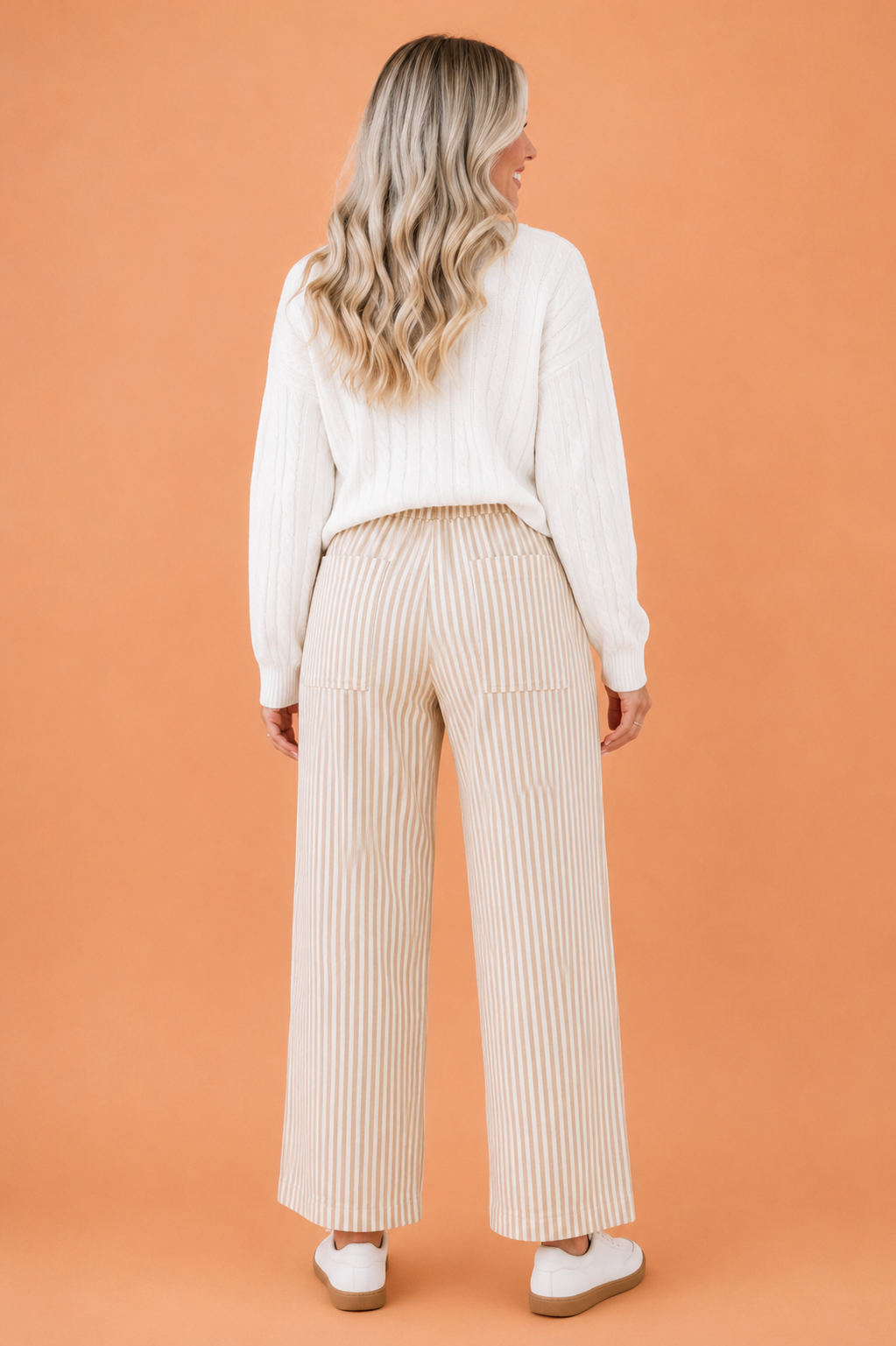 The Easy Does It Striped Wide Leg Pants