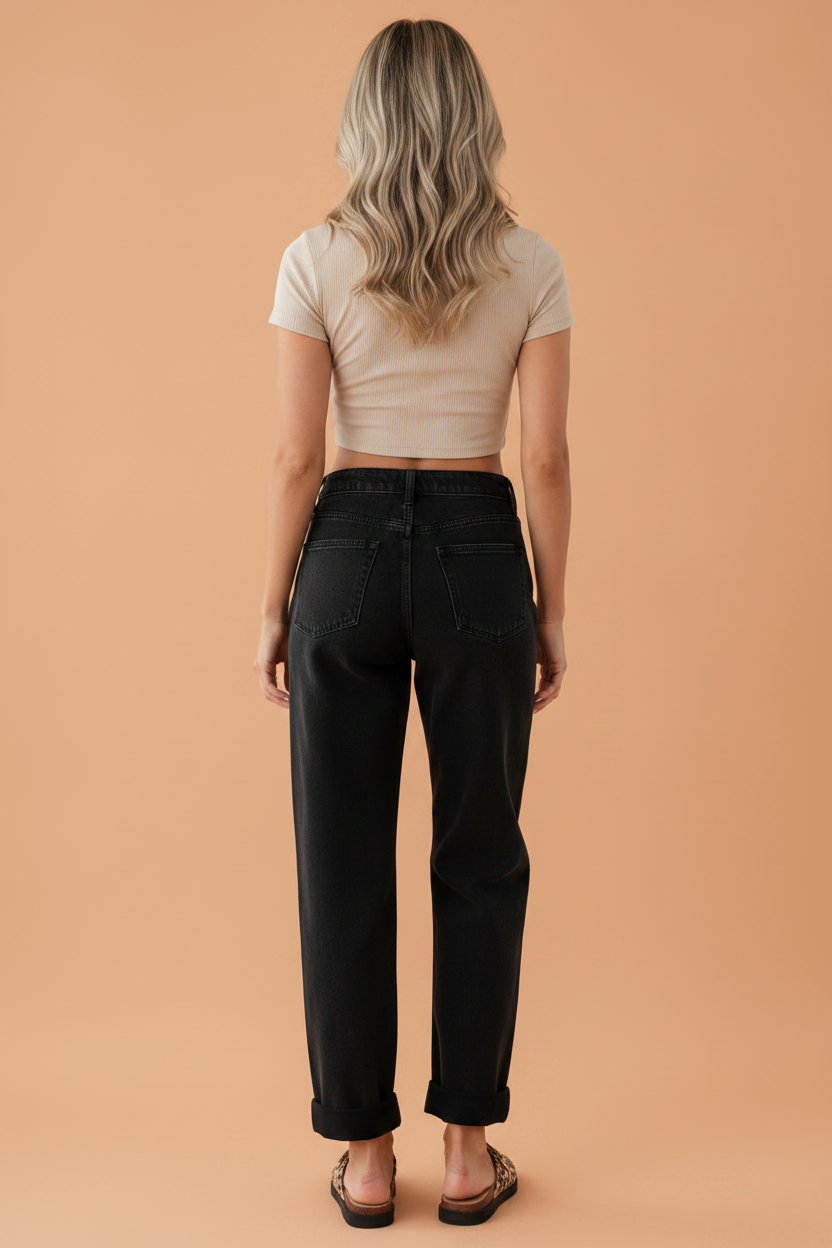 Silver Spur Studded Straight Leg Jeans