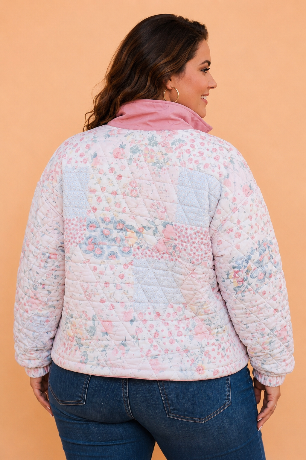 The Wildflower Quilted Snap Pullover