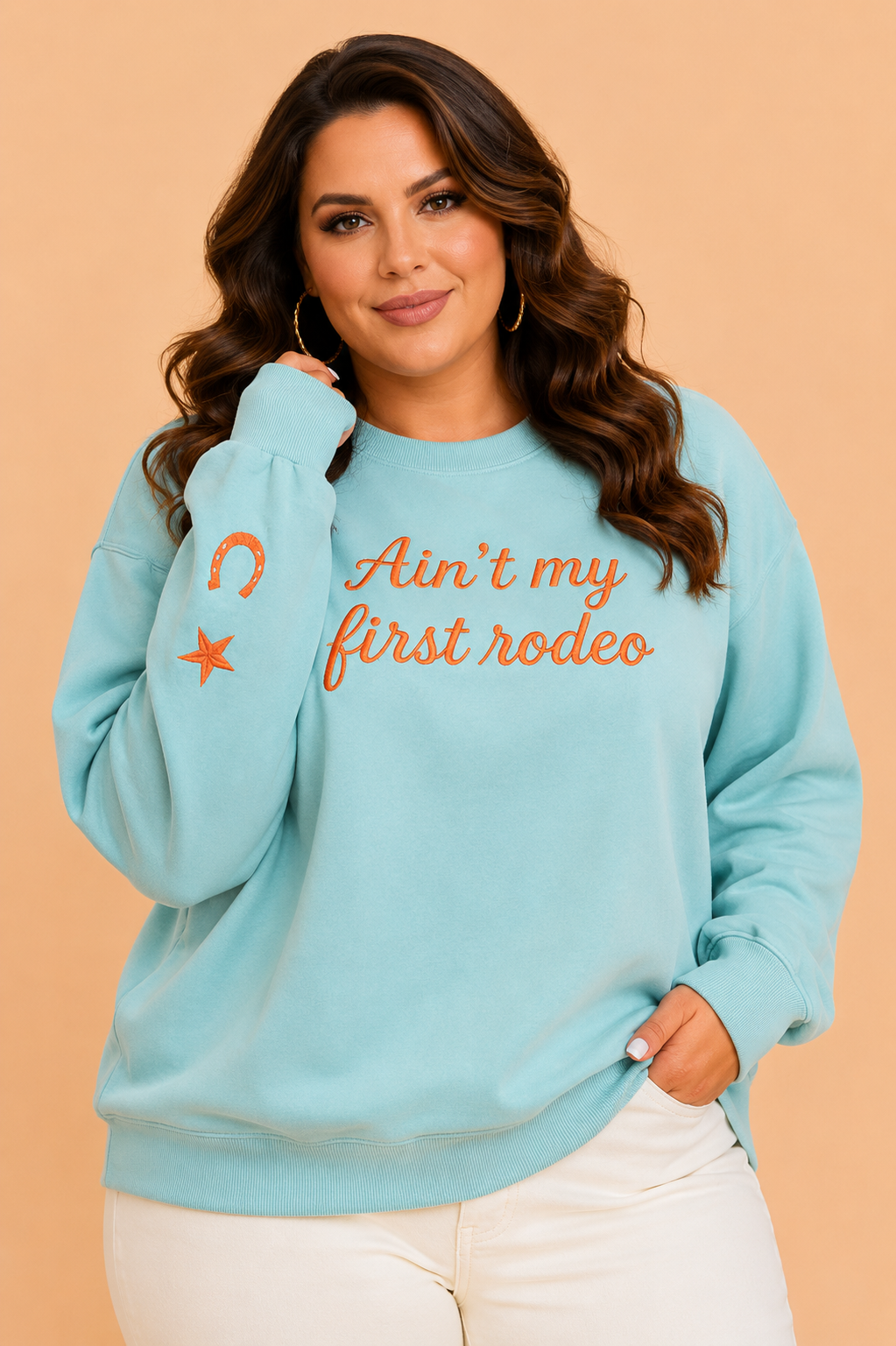 The Ain’t My First Rodeo Embroidered Sweatshirt