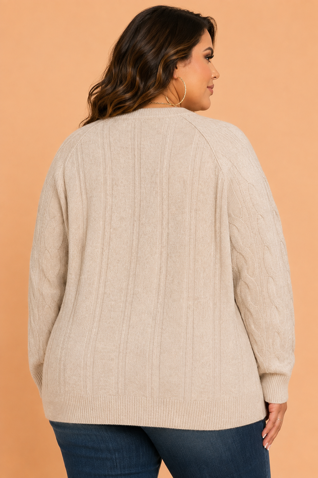 The Prairie Cozy Cable Knit Sweater