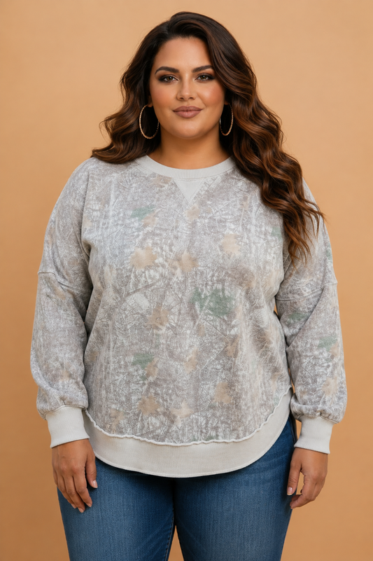 Wildwood Camo Plus Size Sweatshirt