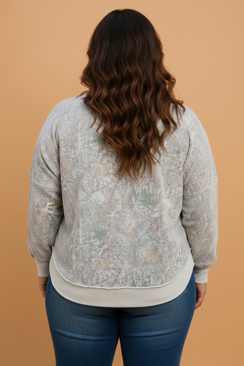 Wildwood Camo Plus Size Sweatshirt