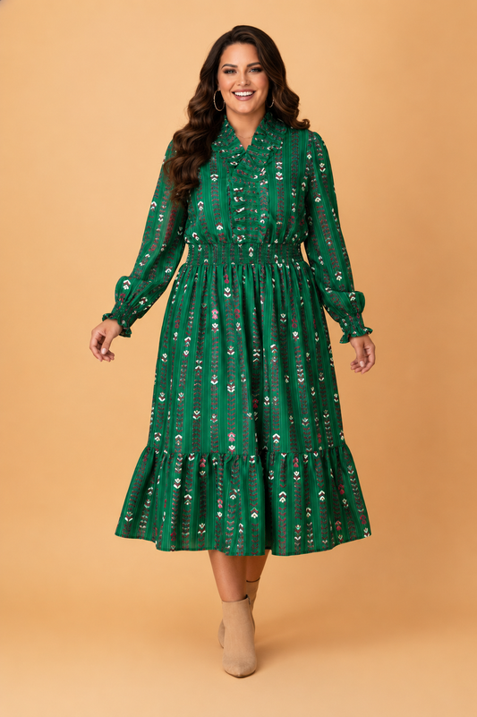 The Painted Desert Midi Dress