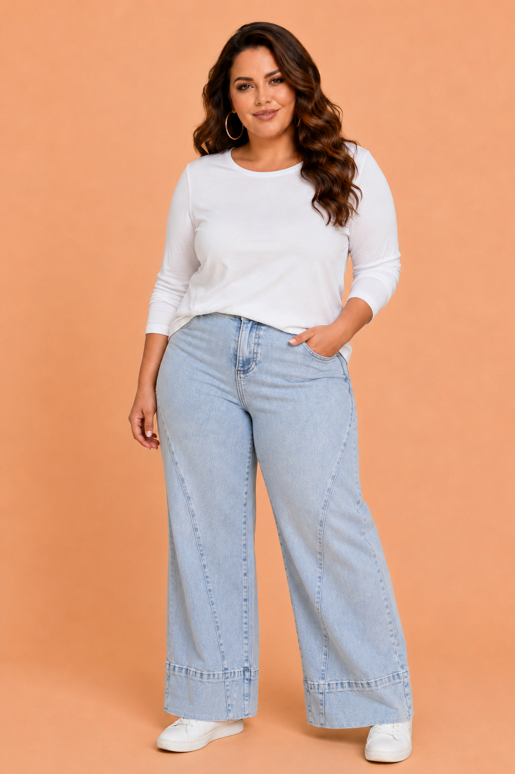 The High Country Diagonal Seam Straight Leg Jeans