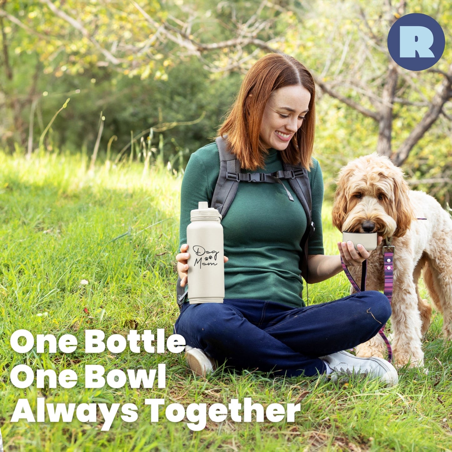 The Trail Buddy Dog + Human Water Bottle