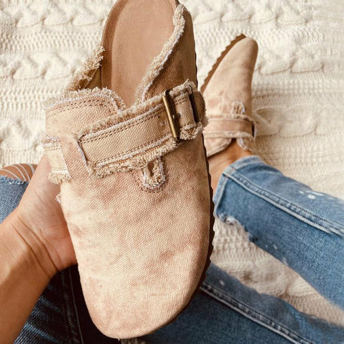 Bridle & Bone Canvas Ranch Slip-On Loafers