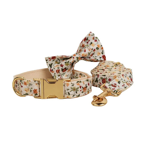 Wildflower Dog Collar, Harness & Leash Sets
