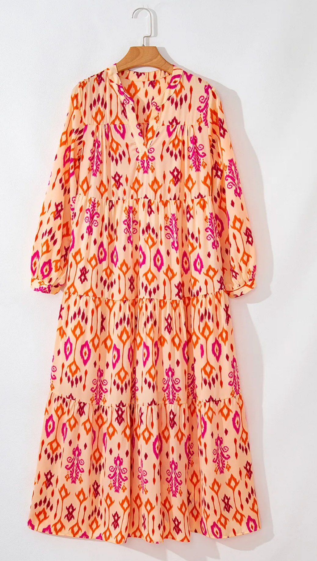 Desert Sunset Tiered Maxi Dress