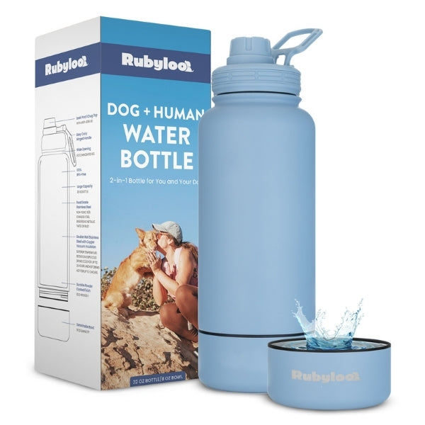 The Trail Buddy Dog + Human Water Bottle