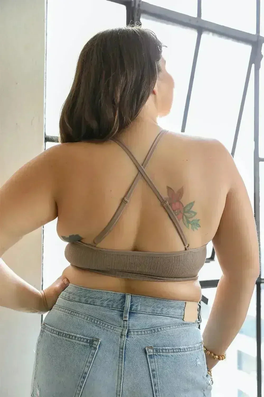 The Willow Lace High Neck Bralette