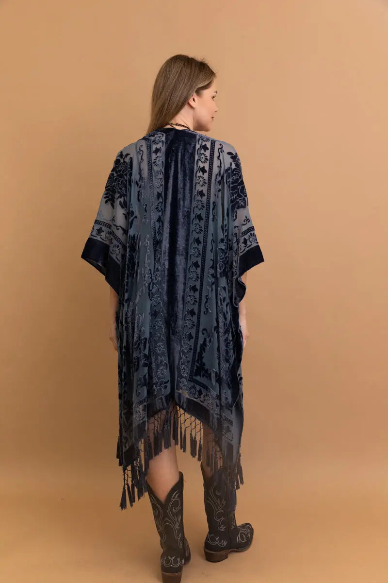 The Velvet Mesa Tapestry Kimono
