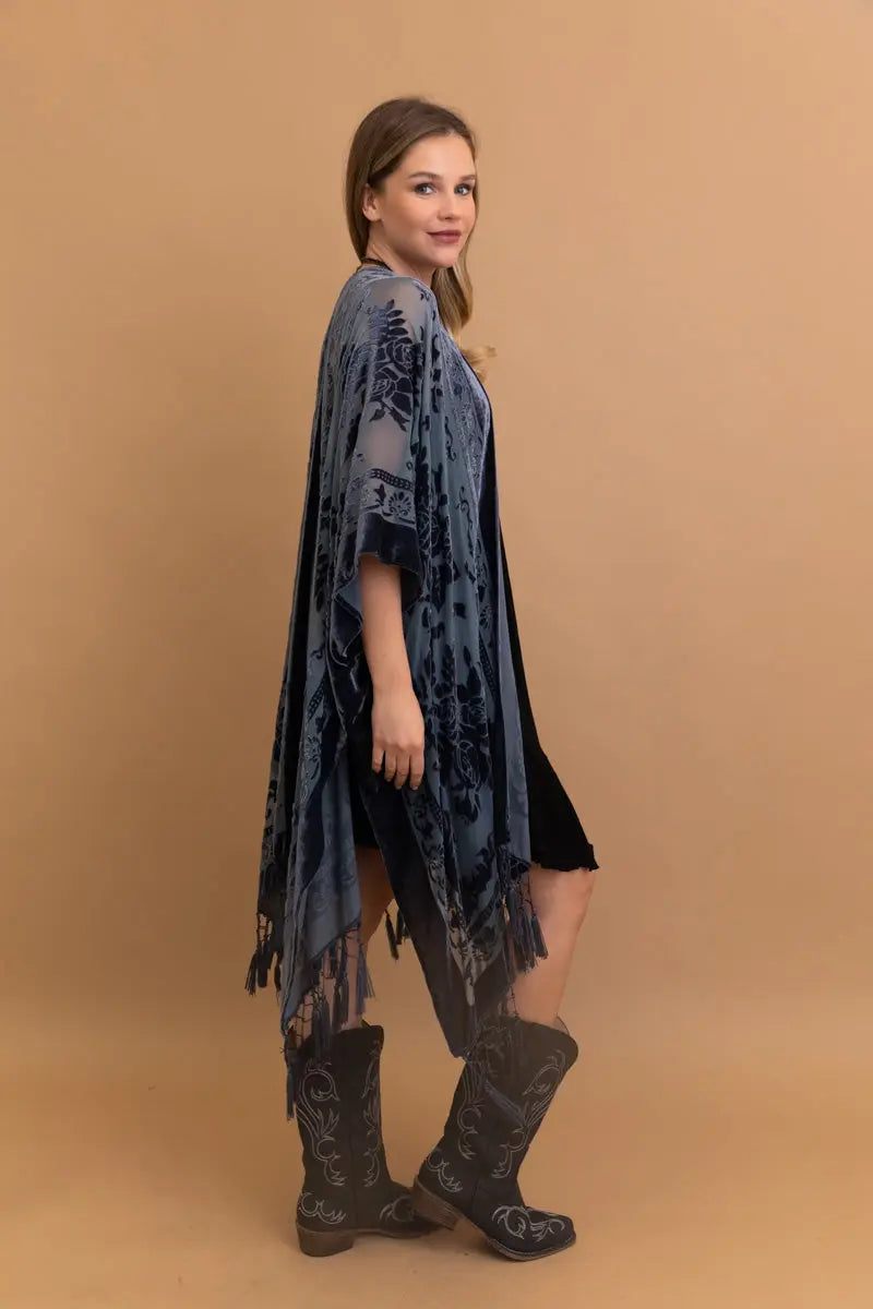 The Velvet Mesa Tapestry Kimono