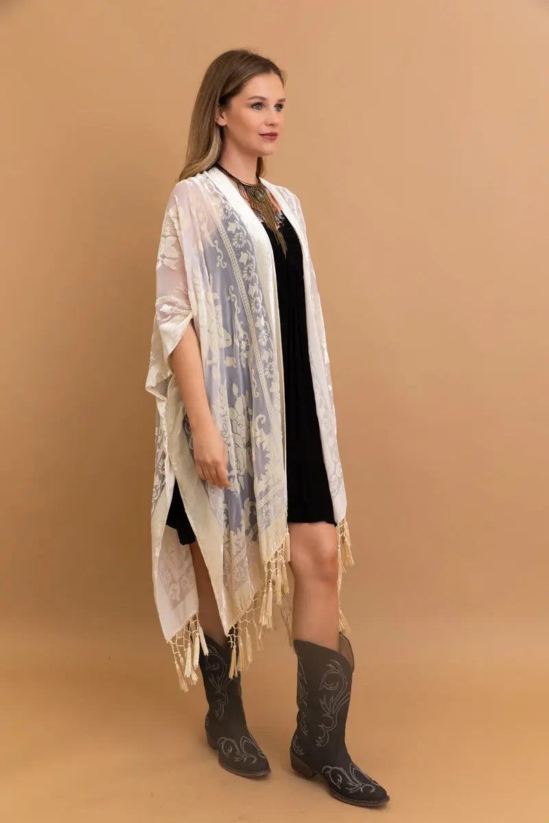 The Velvet Mesa Tapestry Kimono