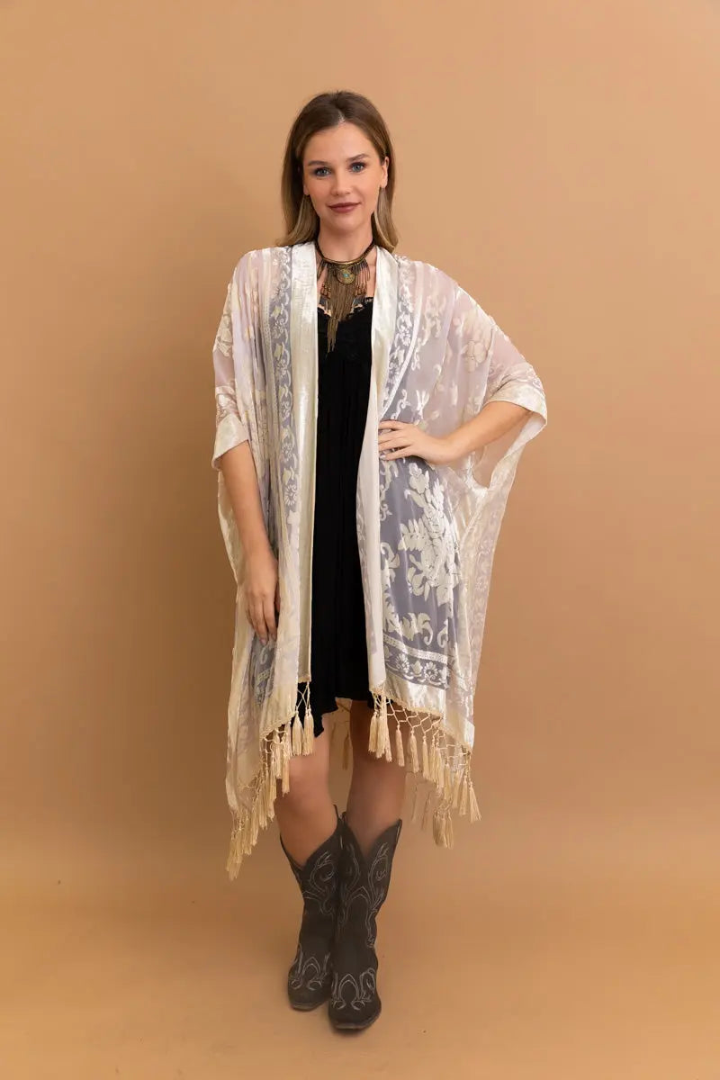 The Velvet Mesa Tapestry Kimono