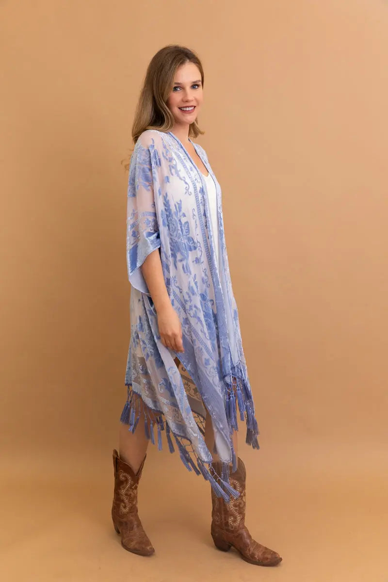 The Velvet Mesa Tapestry Kimono