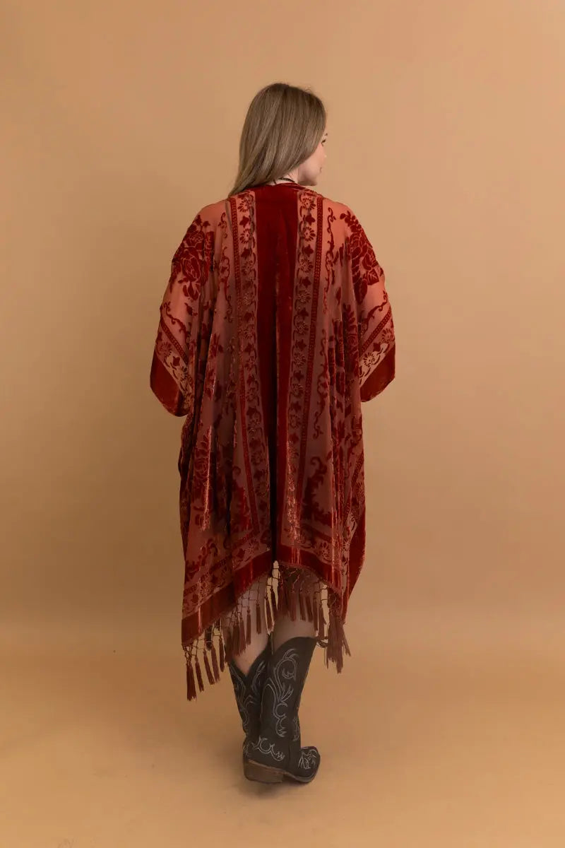 The Velvet Mesa Tapestry Kimono