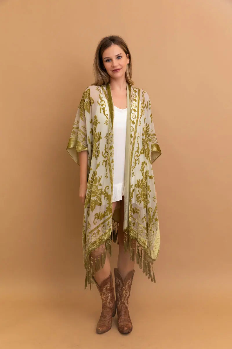 The Velvet Mesa Tapestry Kimono
