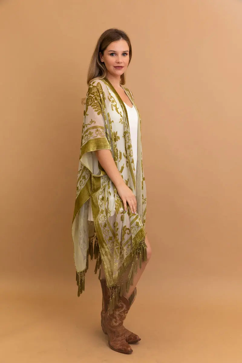 The Velvet Mesa Tapestry Kimono