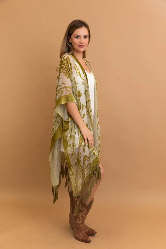 The Velvet Mesa Tapestry Kimono