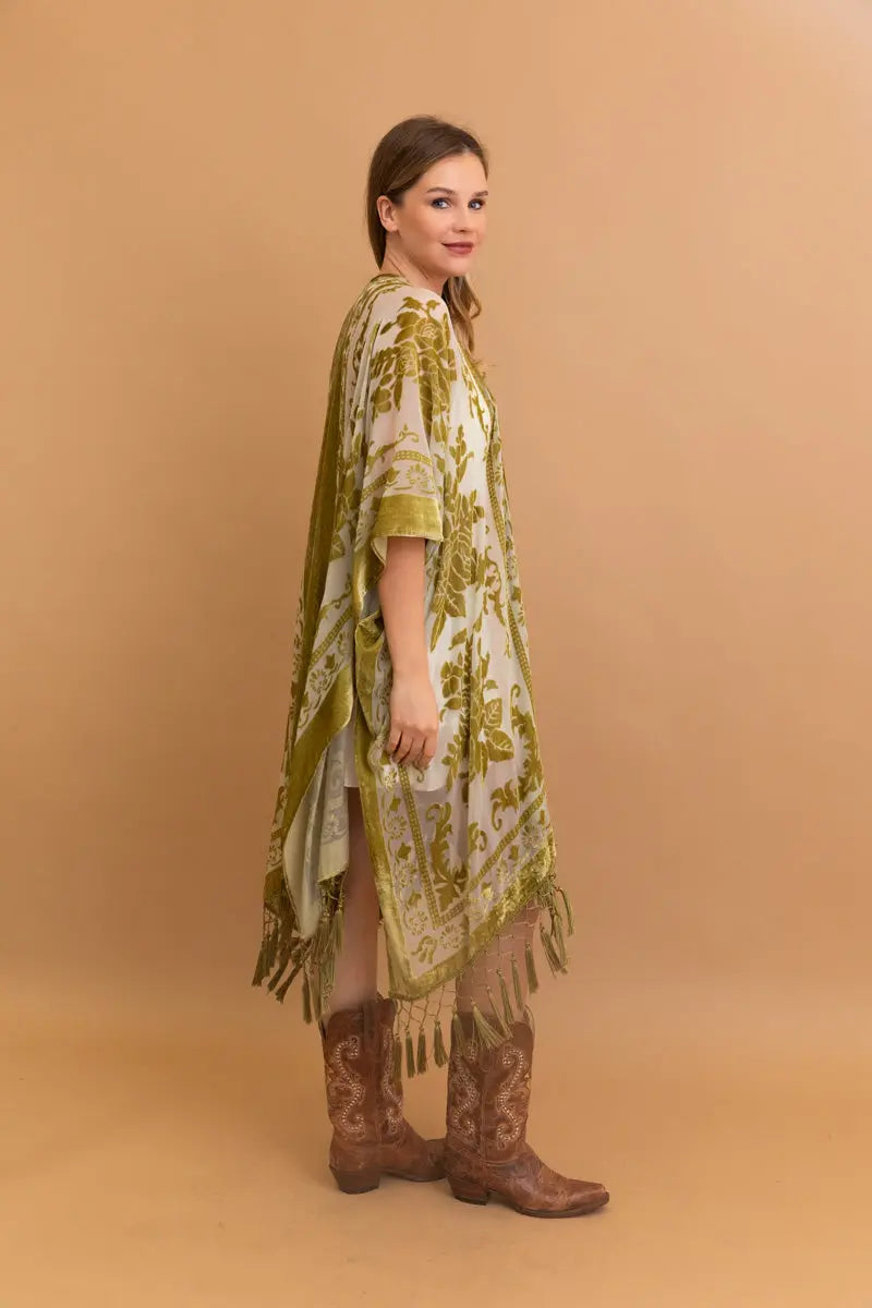 The Velvet Mesa Tapestry Kimono