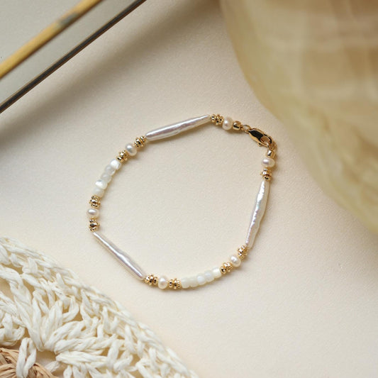 Ivory Tide Baroque Pearl Bracelet