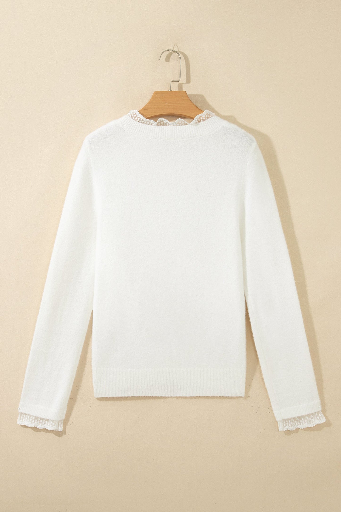 The Ivory Lace Ranch Sweater