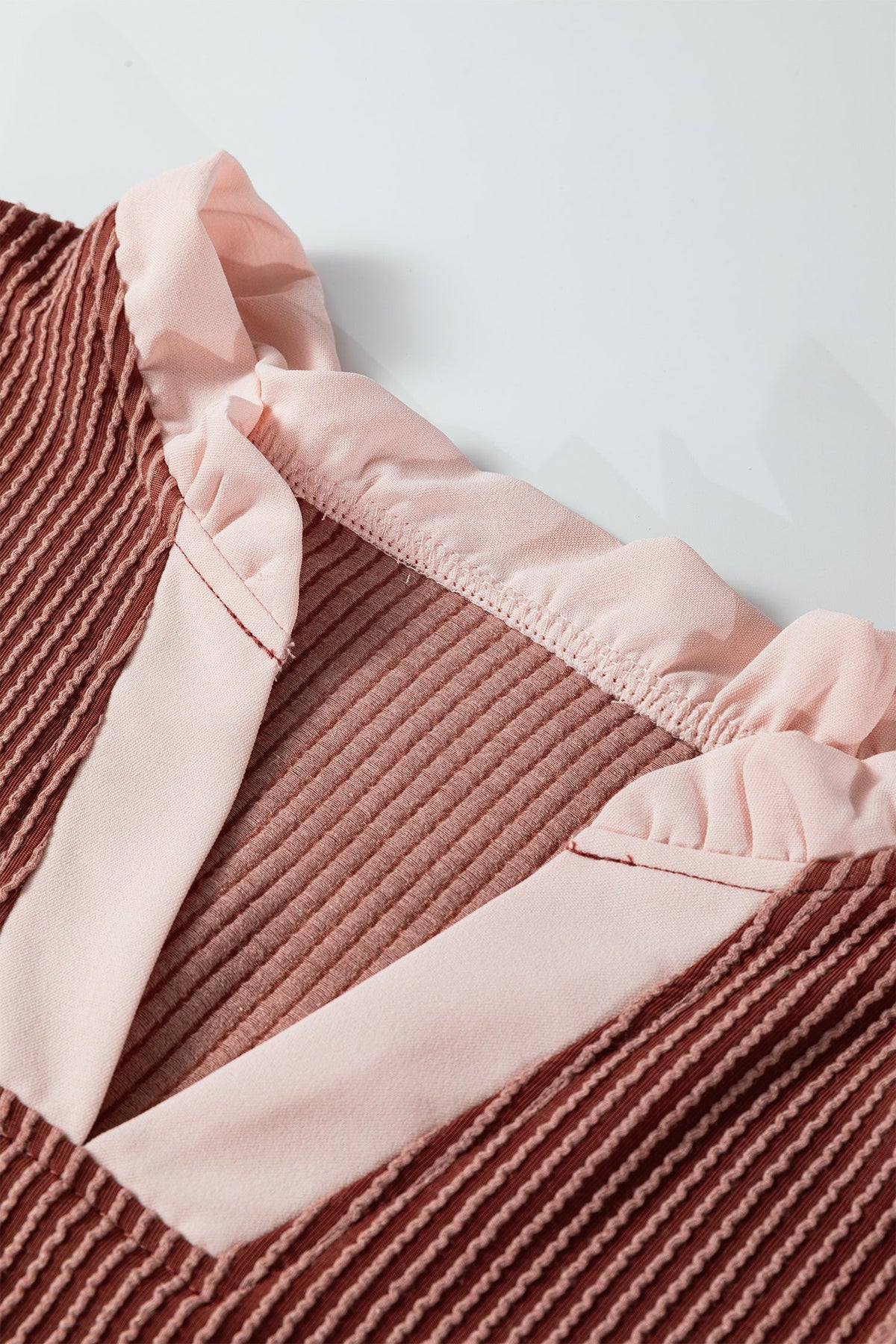 Ranch Day Contrast Ribbed Top