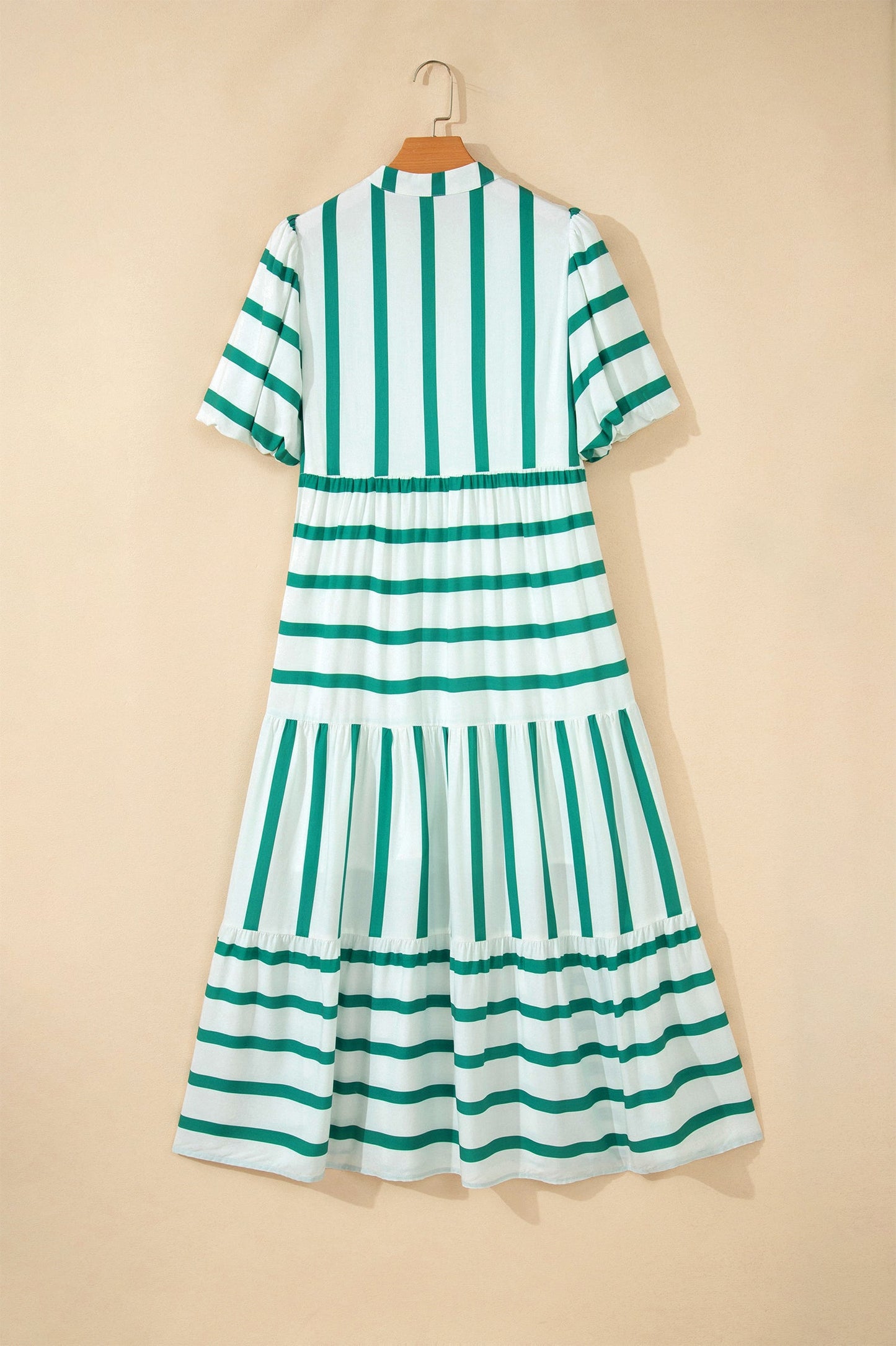 Southern Sunday Striped Midi Dress