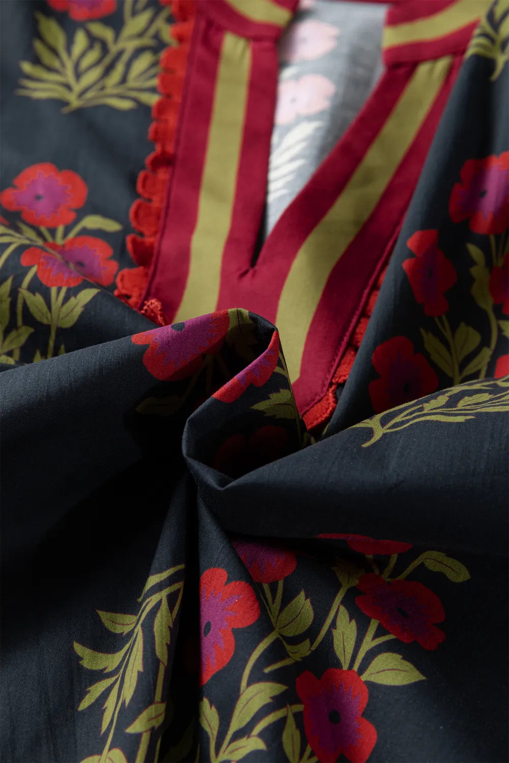 Prairie Rose Contrast Blouse