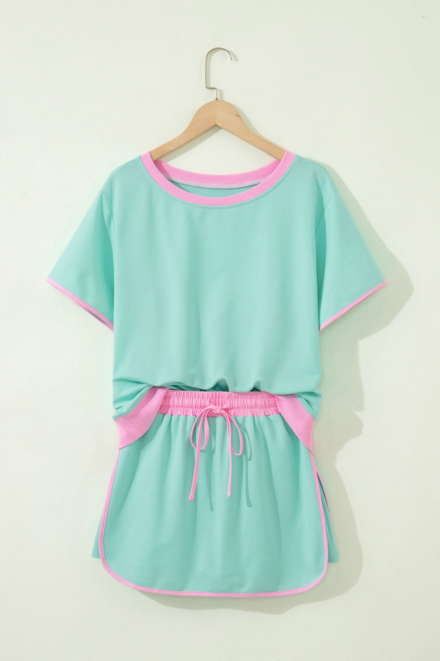 Pink Pop Colorblock Skort Set