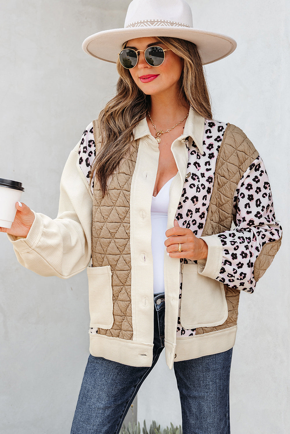 Wild Terrain Patchwork Quilted Jacket