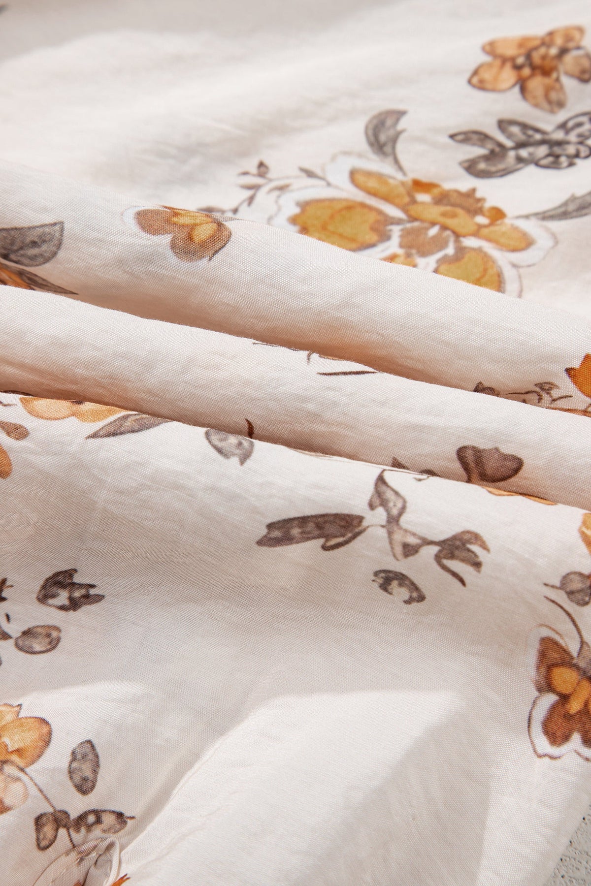 Prairie Rose Silky Floral Blouse