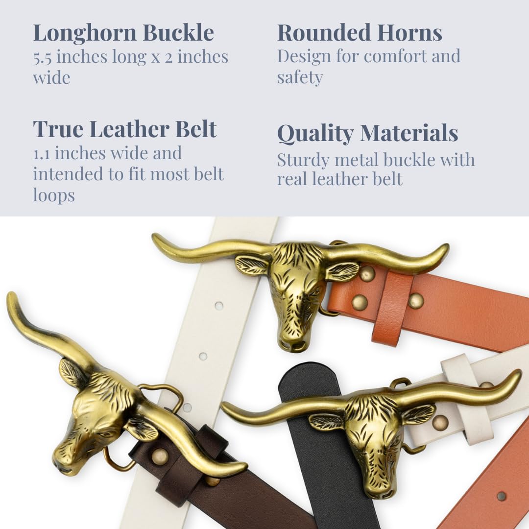 The Longhorn Belle Statement Belt