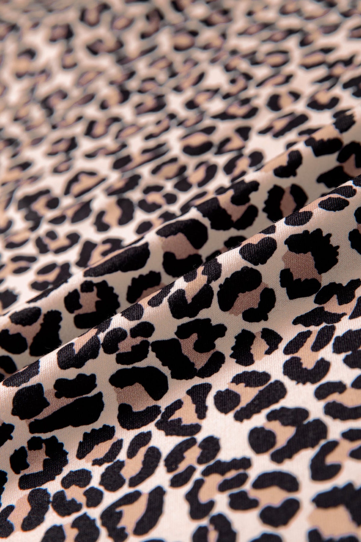 Wild Side Half-Zip Leopard Top