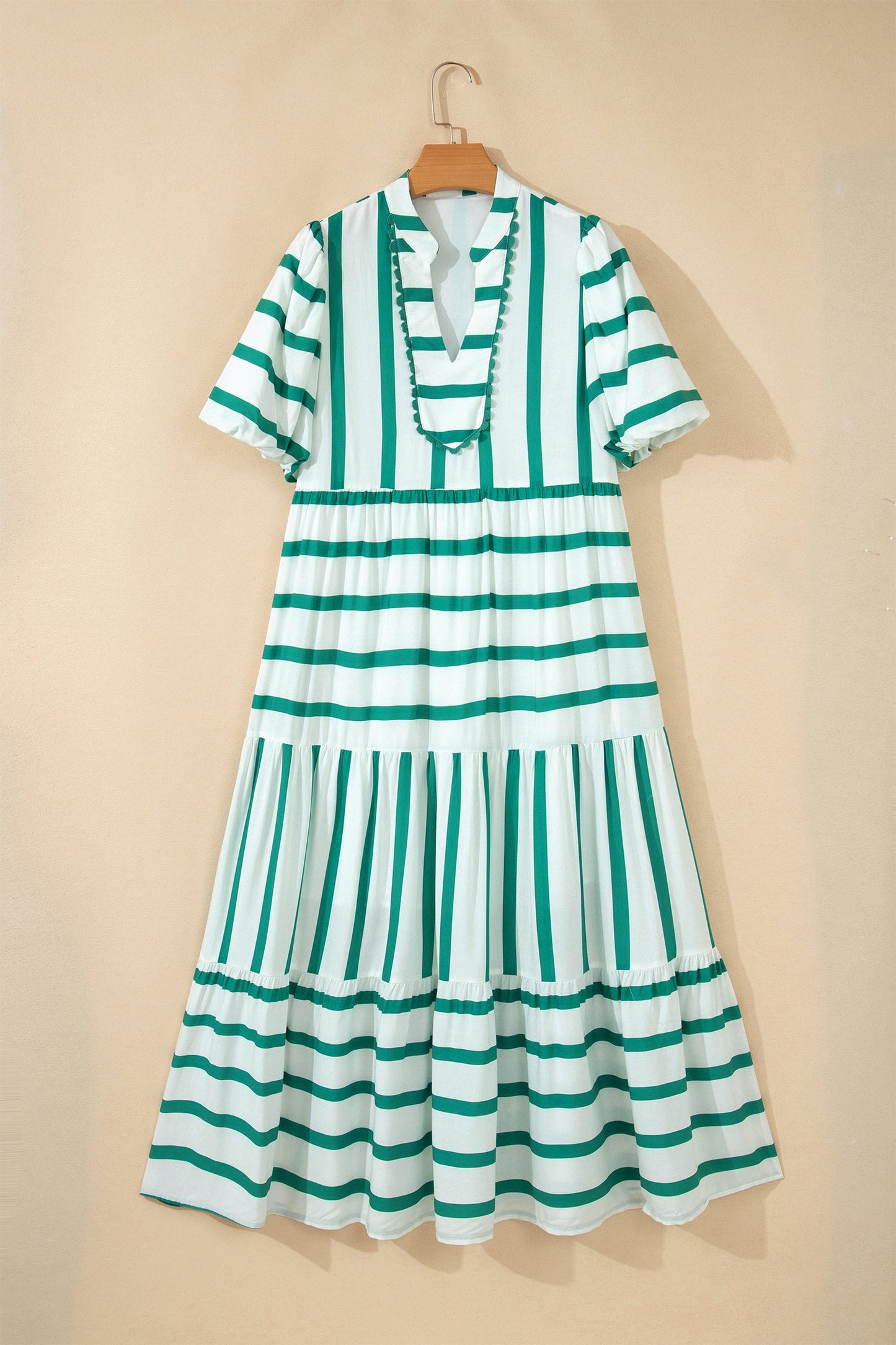 Southern Sunday Striped Midi Dress