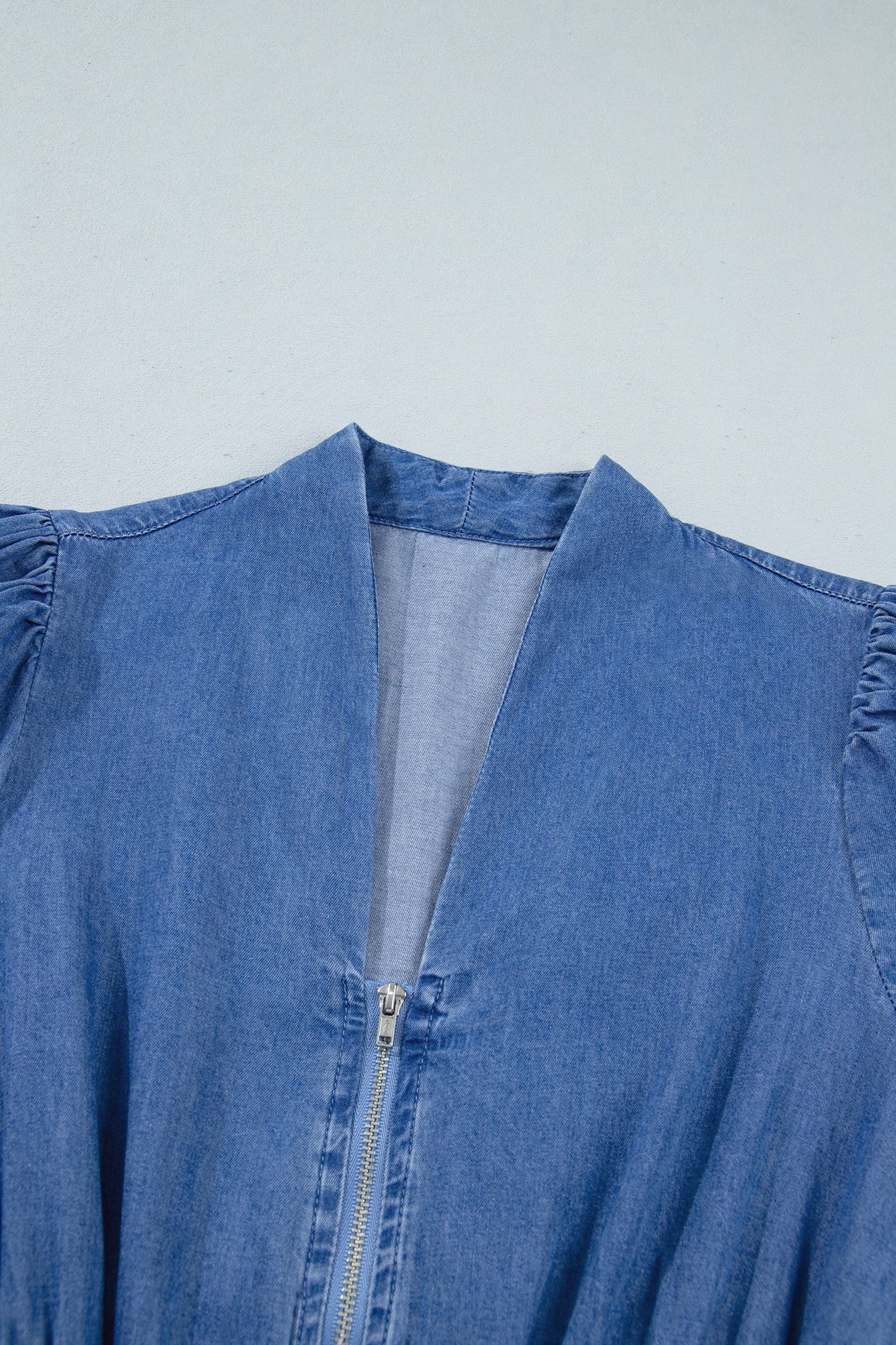 Blue Belle Denim Midi Dress