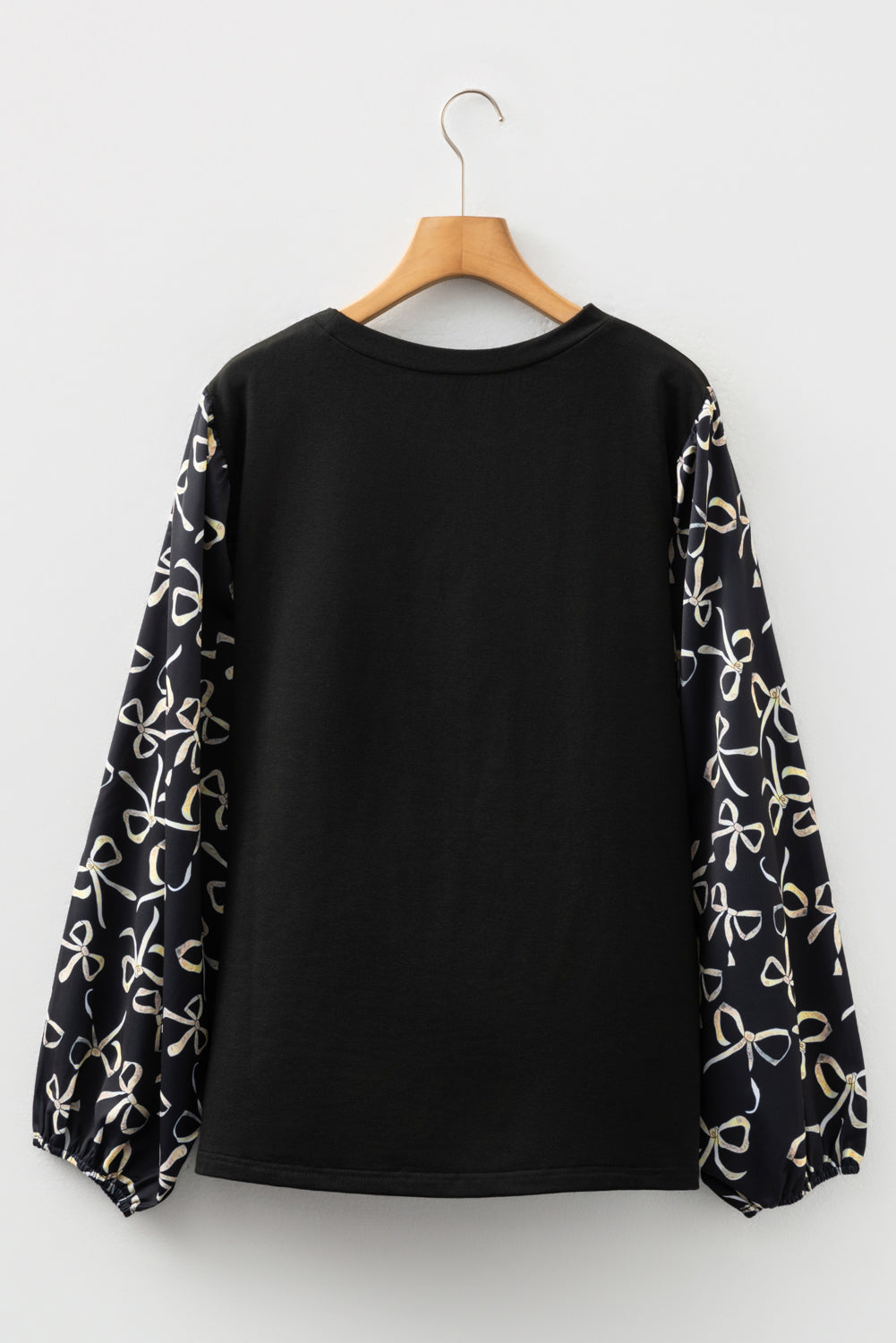 Midnight Prairie Bow Sleeve Blouse